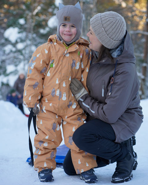 Parkdress Snø