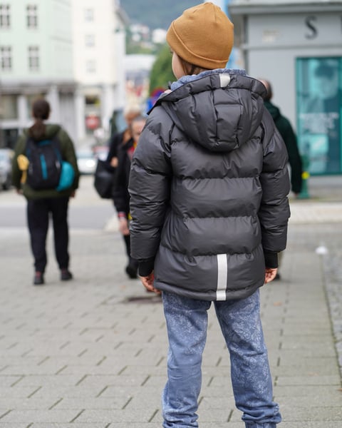 Bobleregnjakke Sludd