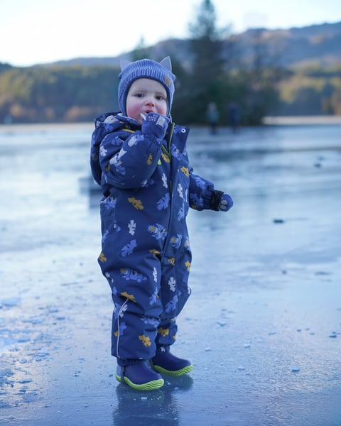 Vinterparkdress Snø
