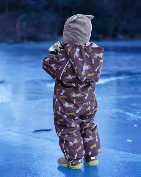 Vinterparkdress Snø