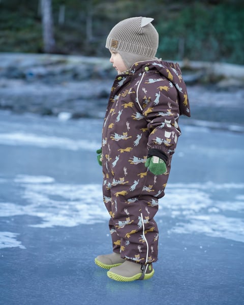 Vinterparkdress Snø