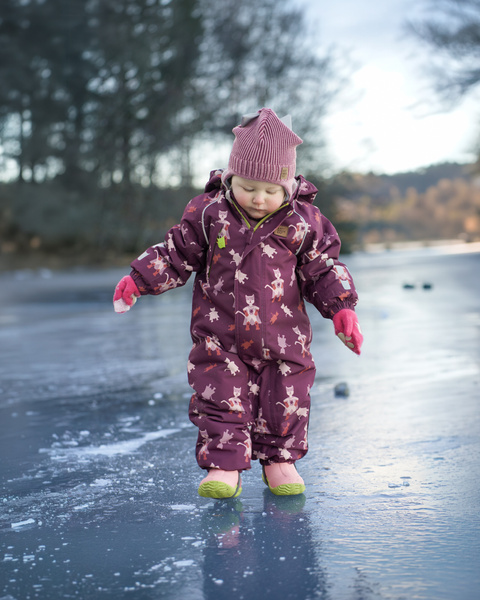 Vinterparkdress Snø