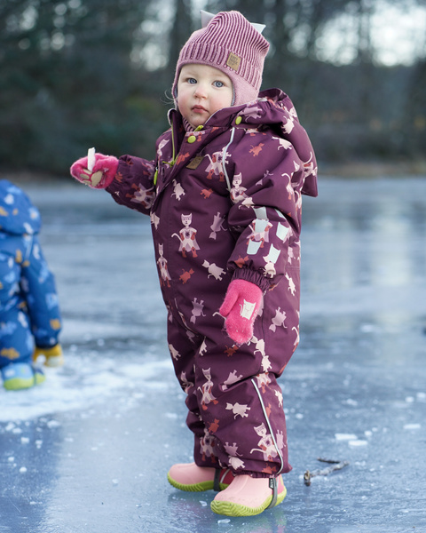 Vinterparkdress Snø