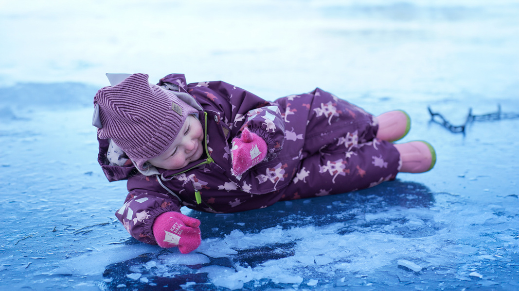 Vinterparkdress Snø