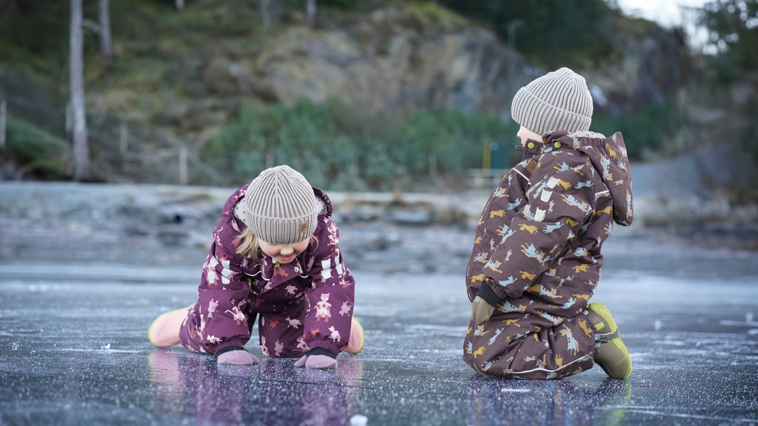 Vinterparkdress Snø
