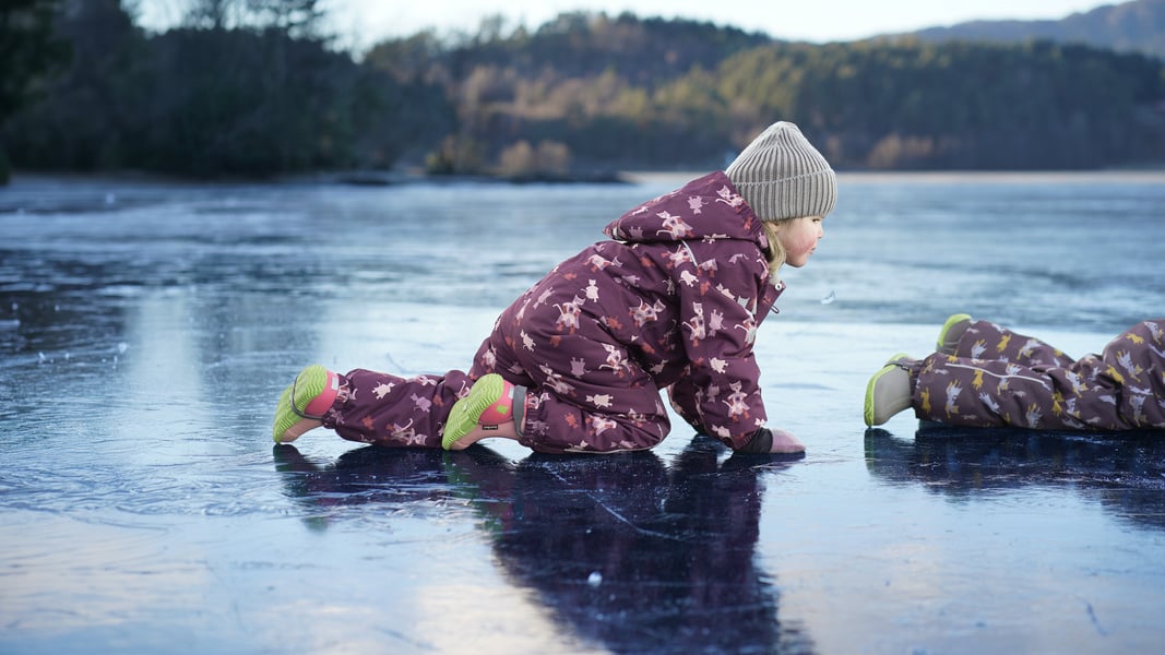 Vinterparkdress Snø